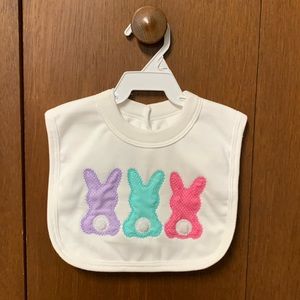 Embroidered Easter Baby Bib